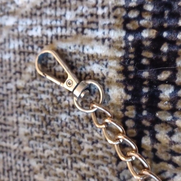 4/$40 "Luna" Black Clutch with Gold Accent - Picture 9 of 12